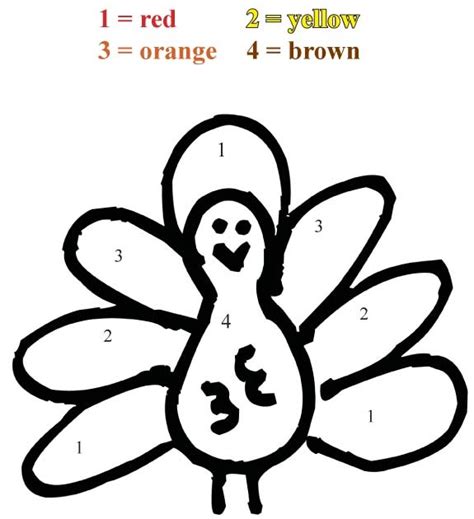piles  turkey coloring page
