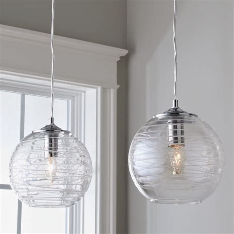 Swirling Glass Globe Pendant Light In 2021 Glass Globe Pendant Glass