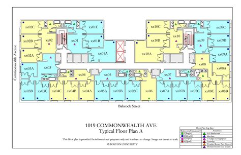 commonwealth ave floor plan housing boston university