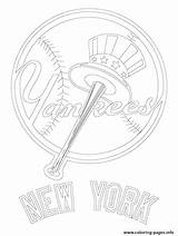 Yankees Coloring York Logo Pages Baseball Mlb Printable Jersey Giants City Dodgers Color Sport Kids Print Logos Drawing Sheets Getcolorings sketch template