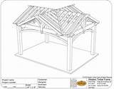 Pavilion Drawings Gable Plans Pergola Roof Timber Diy Paintingvalley Patio Integrated Power Choose Board sketch template