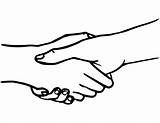 Shaking Hands Clipart Clip Hand Shake Drawing Two Helping Women Handshake Holding Svg Monochrome Icons Cliparts People Illustration Vector Help sketch template