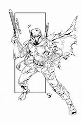 Coloring Pages Fett Boba Wars Star Printable Boys Popular Getcolorings Astounding sketch template