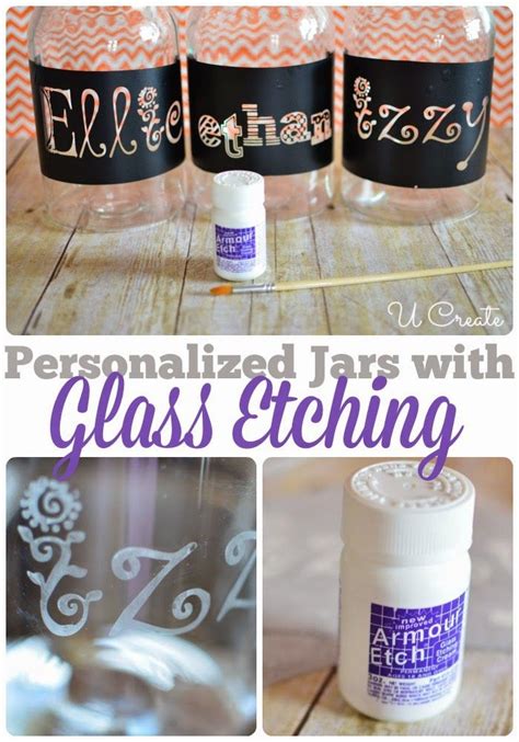 Glass Etching With Vinyl Stencils U Create Glass Etching Diy