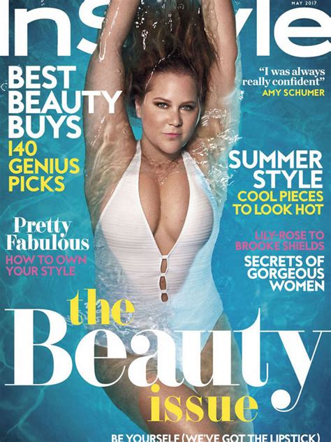 Amy Schumer Flaunts Major Cleavage As She Floats In Ridiculously Racy