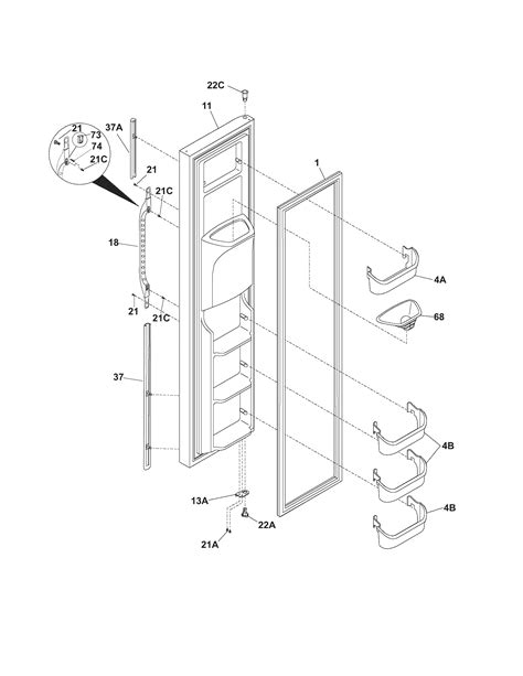 kenmore refrigerator parts model  sears partsdirect