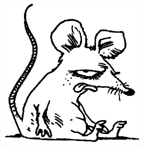 rat coloring pages coloringbay