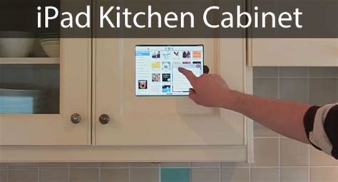 ipad kitchen cabinet