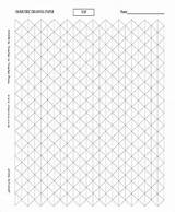 Isometric Paper Drawing Pdf Word sketch template