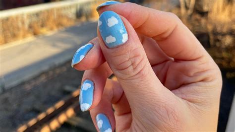 dreamy cloud nails   ethereal manicure trend