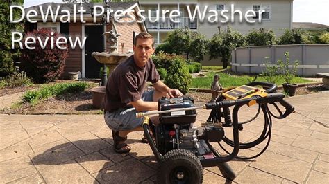 dewalt dxpw pressure washer review youtube