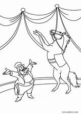 Circus Coloring Pages Horse Kids sketch template