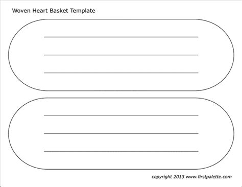 heart basket template  printable templates coloring pages