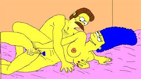 pic465433 marge simpson ned flanders the simpsons simpsons porn