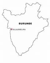 Burundi Pintar Landkarten Recortar Pegar Geografie Disegno Nazioni Malvorlage sketch template