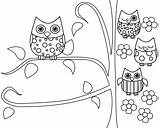 Coloring Baby Owl Pages Owls Getcolorings Color sketch template