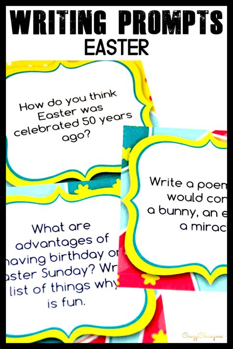 easter writing  printable easter writing prompts  kids