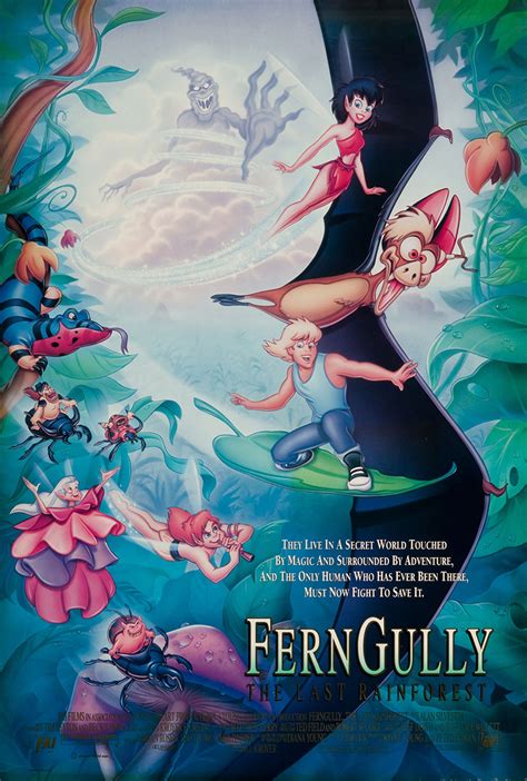 Ferngully The Last Rainforest 1992 Original Movie Poster Adventure