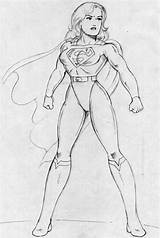 Superwoman Galleryhip sketch template