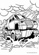 Hot Wheels Coloring Pages Truck Print Big sketch template