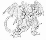 Godzilla Destoroyah Kaiju Lineart Swords Tequila Adora Ghidorah Kong Mecha Lưu ã Từ sketch template