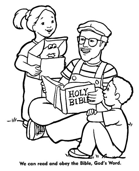 christian coloring page  preschoolers