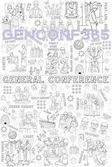 Conference Coloring General Poster 24x36 Print sketch template