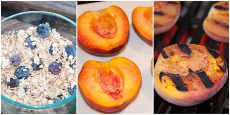 nourish  life food grilled peaches breakfast recipes
