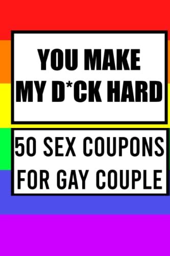 You Make My D Ck Hard 50 Sex Coupons For Gay Couple Funny Sex Vouchers