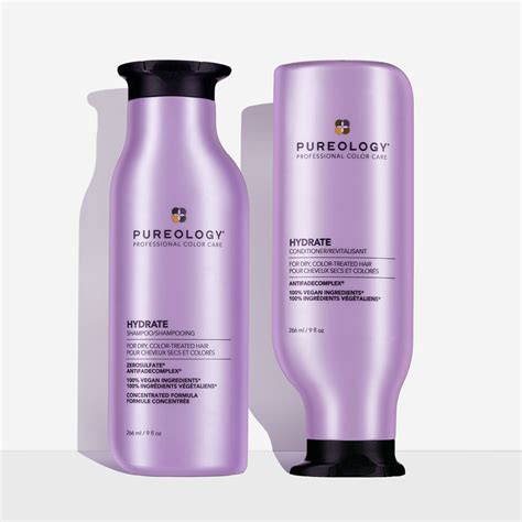hydrate shampoo conditioner duo  dry colored hair pureology