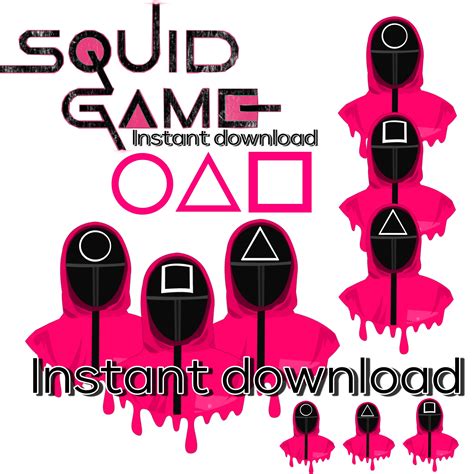 squid game  digital downloads etsy