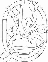 Vitral Stained Vitrales Colorir Mandalas Plantillas Riscos Vidrieras Imprimir Vitrais Pintura Risco Mosaico Falsas Blancodesigns Mosaicos Diseños Cuevas Tulips Mandala sketch template