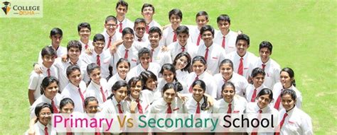 difference  primary  secondary school primary  secondary