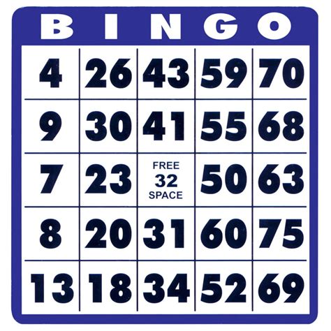 large print bingo cards  seniors printable printable printable
