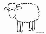 Sheep Coloring Drawing Pages Lamb Preschool Print Printable Kids Template Face Cool2bkids Clipartmag sketch template