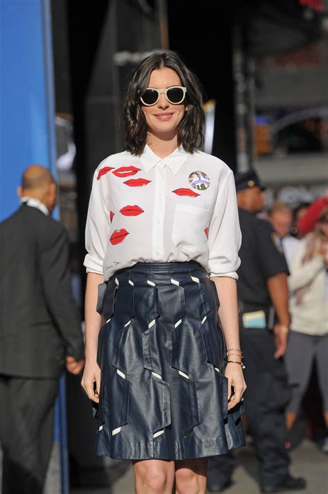 Anne Hathaway At Good Morning America In New York 09 23