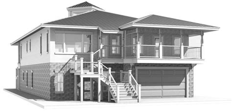 showcase waterfront home plan td architectural designs house plans