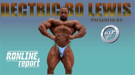 dectric bo lewis pre show interview  puerto rico pro muscular development bodybuilding