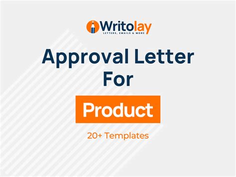 product approval letter  templates writolay