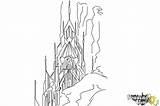 Castle Elsa Ice Palace Draw Coloring Drawingnow Step Print sketch template