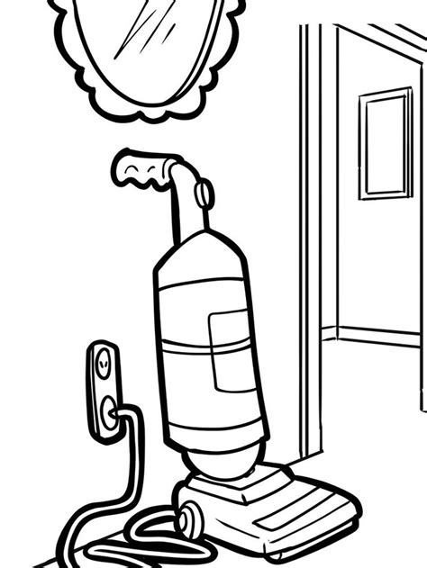 vacuum cleaner coloring pages  printable coloring pages coloring