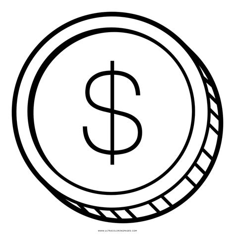 coins coloring pages