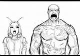 Mantis Guardians Drax Superheroes Mcu Doodling sketch template