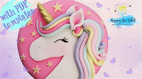 blank unicorn cake template  design ideas   source