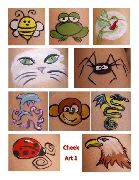 paintings  beth  face painting designs