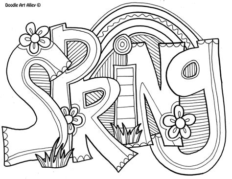 spring coloring pages printables homeschool printables