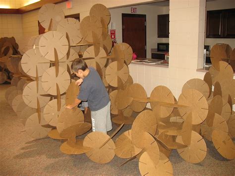 dd cardboard installation cardboard sculpture cardboard furniture