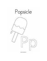 Coloring Popsicle Template sketch template