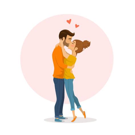 Kissing Illustrations Royalty Free Vector Graphics And Clip