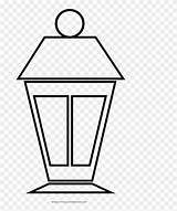 Ramadan Lantern Coloring Pages Clipart sketch template